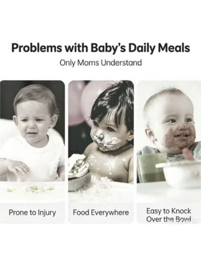 Anti-Fall Baby Feeding Set -  BPA-Free for Toddlers & Infants for little baby - Image 3